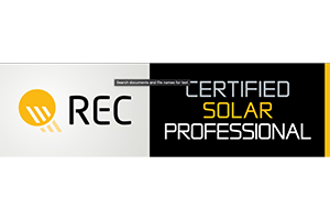 REC Certified Solar Professional Badge